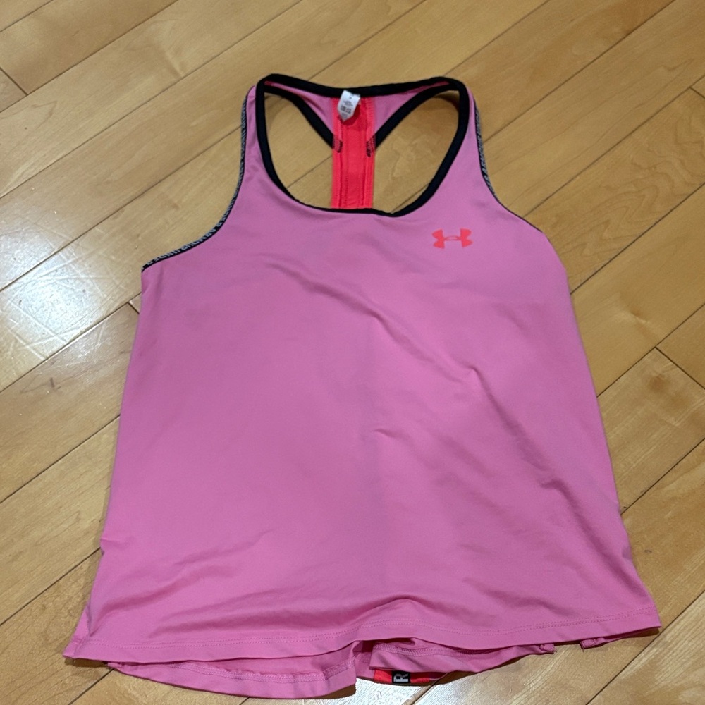 Under Armour Women's Racerback Pink Tank Top